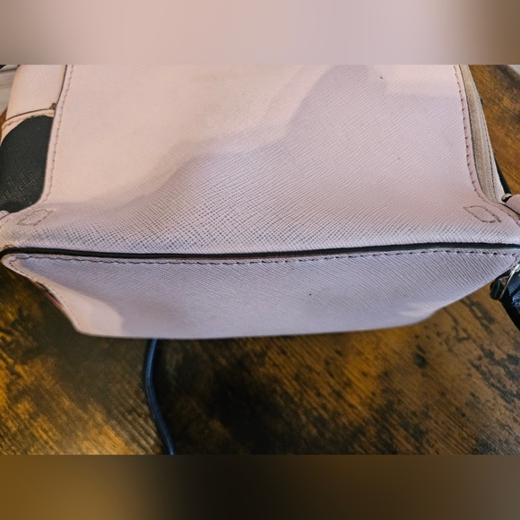 Kate Spade New York Floral Mini Backpack Pink & Black Crossbody Straps *Flaws* - Picture 10 of 15